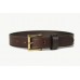 Mens Leather Belt Brown 30mm-107D